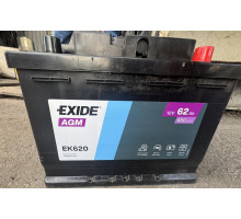 Автомобільний акумулятор EXIDE START-STOP AGM 6СТ-62Ah АзЕ (-/+) 680А (EN) EK620