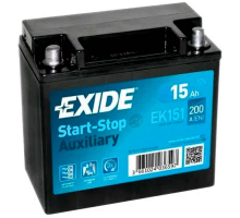Акумулятор EXIDE START & STOP AUXILIARY 15Ah (+/-) (200EN) (д150*ш90*в145) EK151 без нижн. бурта