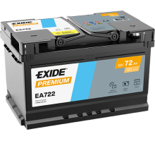 Акумулятор EXIDE PREMIUM 72Ah Н Ев (-/+) (720EN) (д278*ш175*в175) EA722
